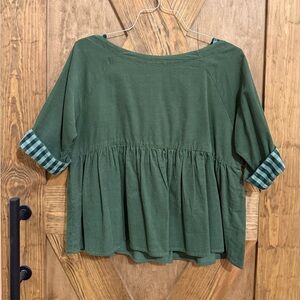 Maeve by Anthropologie babydoll corduroy top